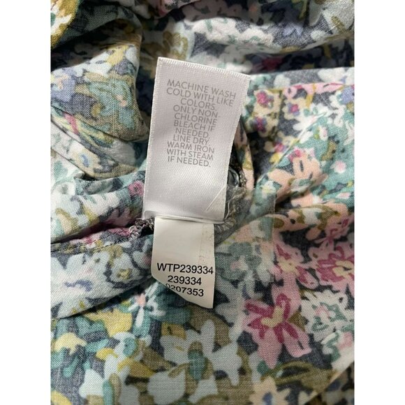 J. Jill Size 3X Top Blouse Plus Sized Floral Tunic Long Sleeve - Picture 9 of 9